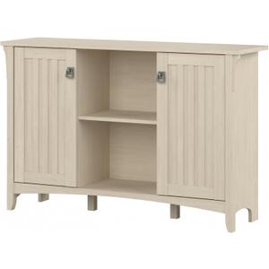 Bush Home Salinas Accent Storage Cabinet with Doors and Shelves, Farmhouse Cabinet Buffets & Sideboards, 46 inches x 30 inches x 13 inches