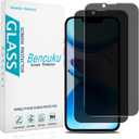 (2 Pack) Privacy Screen Protector for iPhone 17e / iPhone 16e 6.1 Inch Anti-Spy Tempered Glass, Anti Scratch, Bubble Free