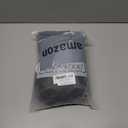 Seasonwood Black Ruffle Shower Curtain Farmhouse Style Black Fabric Shower Curtain Nature Button Chic Ruffles and French Country Style 7278