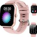 BCOOSS 1.83" Smart Watch for Men Women IP67 Waterproof,for Android iOS, Pink