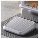 SpaceTime Elevated Cat Litter Mat for Litter Box,Trapping Litter Ramp/Steps for Floor Indoor,Washable Easy Cleaning Cat Pad with Filter Function,Suitable for Kitty & Senior Cats (Light Grey)