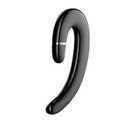 Ear Hook Bluetooth Wireless Headphone,Non Ear Plug Headset with Microphone,Waterproof Single Ear Noise Reduction in-Ear Earbud Hands Free Painless Wearing for iPhone Pro 14 13 12 11X 8 7 (Black)