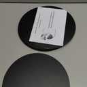 12 Pcs 10 Inch Mirror Centerpieces Decorative Trays Thickness 1.5 mm (Black)