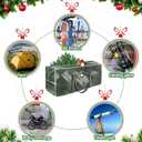 BALEINE 9 ft Christmas Tree Storage Bag, Heavy Duty Extra Large Artificial Christmas Tree Bag with Reinforced Handles and Dual Zippers Wide Opening (Transparent, 9 ft)