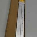 Uniclife 2 Pairs 12 Inch French Cleat Hanger 80 lbs Load Heavy Duty French Cleat Picture Hanger Aluminum Alloy Mirror Hanging Hardware Wall Mounting Bracket Interlocking Z Bar Clip with Bubble Level