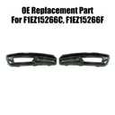 PFRREOR Front Fog Light Cover Trim for Ford Focus ST 2015-2018 OE Replacement Part F1EZ15266C F1EZ15266F Front Bumper Lamp Bezel Trim Can not fit with Focus Base Models (Glossy Black)