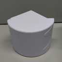 Wall Mounted Waterproof Paper Holder Bathroom Paper Roll Holder (White)