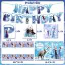 171 PCS Elegant Birthday Party Supplies, Party Decorations Include Tablecloth, Paper Tableware, Stickers, Backdrop, Banner, Balloons, Hanging Swirl for Adult