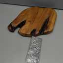 WELLAND Irregular Cedar Wood Sculpture 8.75" W x 1.75" D x 17.75" H Natural Edge Tabletop Statues, Handmade Ornaments, Dcor for Living Room, Home Office, Bedroom,