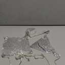 Rhinestones Bar Top Body Chains Crystal Bra Chain Silver Sparkly Crop Top Chains Sexy Beach Nightclub Jewelry for Women