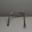 WSays Rear Engine Guard Highway Saddlebag Crash Bar Compatible with Harley Softail Deluxe FLSTN 2005-2017 (Chrome)