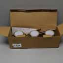 UME 3 Pack Cordless Table Lamp, Battery Operated Lamp - Portable Waterproof Rechargeable Table Lamp w/ 3 Color Temps & Stepless Dimming for Dinner, Desk, Cafe, Outdoor (Brushed Gold)