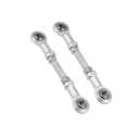 Motoforti Universal Steering Tie Rod, 80MM, Stainless Steel, Silver Tone, 2 Pcs