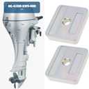 Create idea 2Pcs Zinc Anode Compatible with Honda Outboard 8 9.9 10 15 20 HP BF8 BF9.9 BF10 BF15 BF20 Lower Unit Gear Box Replacement 41106-ZW9-000