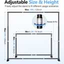10 x 10FT Backdrop Banner Stand, Heavy Duty Adjustable Photo Background Support Frame Kit, Step and Repeat Stand for Photo Booth, Parties, Exhibition, Trade Show, Wedding