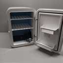 Cooluli 20 Liter Mini Fridge with Temperature Control - White Thermoelectric Cooler and Warmer for Bedroom, Office, Car, Dorm