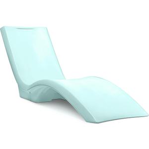 Step2 Vero Pool Lounger, Outdoor/Indoor Waterproof Patio Furniture, Pool Lounge Chair, Use in Pools Up to 12-Inches of Water or Poolside Ledge, Made of Durable Plastic, Weighted, Julep