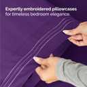 Queen Size 4 Piece Sheet Set - Comfy Breathable & Cooling Sheets - Hotel Luxury Bed Sheets for Women & Men - Deep Pockets, Easy-Fit, Extra Soft & Wrinkle Free Sheets - Purple Oeko-Tex Bed Sheet Set