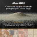 40 Pound Gray Beige DOMINATOR Polymeric Sand with Revolutionary Ceramic Flex Technology for Stabilizing Paver Joints/Gaps, 1/8” up to 4”, Professional Grade Results