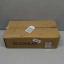 Ruqmuis Chair Cushions for Dining Chairs, 2" Thick Seat Cushions for Kitchen Chairs, DShaped Chair Pads with Washable Cover, Ties and Non Slip Backing, 17'' x 16'', Set of 4, Orange