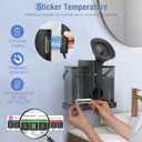 600ML Large Capacity Desktop Ear Cleaning Station, Professional Home Ear Washer with 4 Tips & 4 Pressure Levels, Ear Cleaner for Adults, Safe Ear Wax Removal for Family (Black)