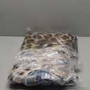 Aukib Leopard Rug 4x6 Cheetah Print Washable Non-Slip Rug Ultra Soft Low-Pile Indoor Carpet for Living Dining Playroom