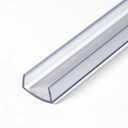 Outwater Plastics 341-Cl Clear 3/4'' Rigid Vinyl Clear Plastic U-Channel/C-Channel 36 Inch Lengths (Pack of 4) (36'' Lengths - Pack of 4)