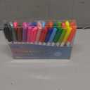 30 Pack Permanent Markers, 15 Colors Fine Point Colorful Permanent Marker, Works On Paper, Glass, Fabric, Metal, Wood Crafts, Good for Coloring and Painting