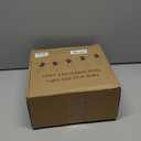 Brightever LED Outdoor String Lights 100FT Patio Lights with 52 Shatterproof ST38 Vintage Edison Bulbs, Outside Hanging Light Waterproof for Porch, Deck, Garden, Backyard, Balcony, 2700K Dimmable (100FT-Warm White, Black Wire)