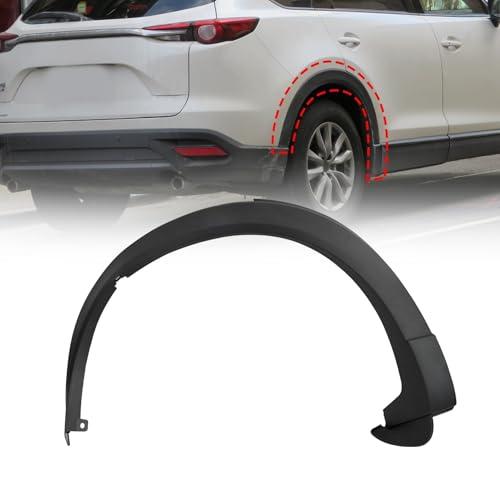 XQSMWF Wheel Arch Fender Molding Trim Wheel Fender Molding Trim Rear Right Side Compatible With Mazda CX-9 2016-2023 2.5L l4#TK48-51-W50F TK4851W50H TK48-51-W50H TK4851W50F