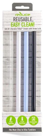 Reduce Reusable Straws, 4 pcs