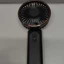 Portable Handheld Fan, Portable Fan Rechargeable, 4000mAh, 180 Adjustable, 6 Speed Wind, Display Electricity in Real Time, USB Rechargeable Foldable F an, Quiet Personal Fan as Power Bank (Black)