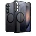 JETech Magnetic Case for Samsung Galaxy S26 Plus, Compatible with MagSafe, Camera Lens Full Protection, Translucent Matte Back Shockproof Phone Cover (Black)