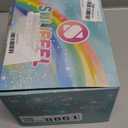 SULIFEEL Rainbow Unicorn Knee Pads for Kids Knee Elbow Pads Wrist Guards with Drawstring Bag Adjustable Protective Gear Set for Girls Roller Skating Bike Cycling Skateboard Scooter Shiny Medium