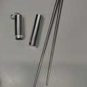 1 Set Folding Chopsticks Travel Utensils with Case Stainless Steel Tableware Retractable Chopsticks Chinese Outdoor Cutlery 304 Stainless Steel Foldable Student Noodle