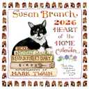 TF Publishing 2026 Susan Branch Wall Calendar - Large Grids for Appointments and Scheduling - Vertical Monthly Wall Calendar 2026 with Premium Matte Paper for Home and Office Organization - 12x12in