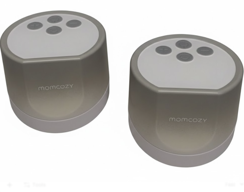 Momcozy Hands-Free Breast Pump S12 Pro, Wearable & 3 Modes | 9 Levels Double Electric Pump, Smart Display, 24mm