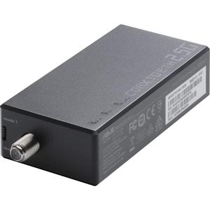 ASUS 2.5Gbps Ethernet Over Coax Adapter Starter Kit (MA-25 1 Pack), MoCA 2.5, High Speed Internet, Mesh backhaul, TV Streaming, MPS Security, Wall-Mountable