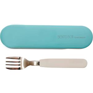 Fork and Case, Eco-Friendly Lunch Accessory, Made in Japan, Takenaka Bento box (Blue Ice)