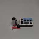 J-HVA Pull Down Kitchen Faucet Sprayer Head Replacement Part, 3 Function kitchen Sink Faucet Replacement Nozzle, Kitchen Faucet Head Hose Spray Tap Spout, Chrome (15 Connectors)