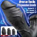 Remote Control Prostate Massager with 3 Mechanical Expanding Modes