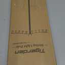 10ft String Light Pole for Hard Surfaces, Light Pole for Outdoor String Light, Perfect for Garden, Backyard, and Patio Lighting Stand for Parties, Wedding - Matte Black Finish - Pack of 1 