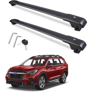 Autekcomma Heavy Duty Roof Rack Crossbars Replacement for Subaru Ascent 2019-2026,Anti-Corrosion,Aircraft Aluminum Black Matte with Anti-Theft Locks (ONLY FIT Original EXISTING Side Rail)