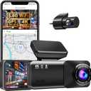 Osmo Dashcam Pro 2.0 4k with Front and Rear Camera, GPS, Free 64GB Card, Dashcam with Parking Monitoring, Parking Mode & Night Vsion, 170° Wide Angle