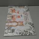 50 Pieces Paper Placemats for Woodland Baby Shower, 11"x17" Forest Animals Disposable Table Place Mats, Woodland Animals Baby Shower Decorations