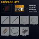 VONADO Light Kit Compatible with Lego Tales of The Space Age, DIY Lighting Compatible with Lego 21340 Building Set (No Model), Lights Compatible with Lego Space 3D Postcards for Astronomy Lovers