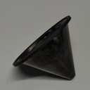 Barista Warrior Reusable Cone Coffee Filter - Stainless Steel Pour Over for Chemex, Hario V60 & Drippers, Eco-Friendly Metal Mesh, Easy to Clean - Black Titanium