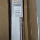 Persilux Zebra Blinds for Windows, Cordless Roller Shades Window Treatments (21" W x 64" H, White) Light Filtering Dual Layer Roller Window Shades Light Filtering Sheer Shades for Home and Office