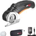 Worx Zipsnip Cordless Electric Scissors, Rechargeable Cardboard Box Cutter, 4V Powerful Fabric Scissors with 2 Safety Blades & Storage Bag WX082L.2