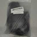 Kazazoo Hands-Free Dog Leash with Poop Bag Holder, Adjustable 4-7 Ft Waist for Dog Walking, Running for Small & Medium Dogs with Reflective Strips, Nylon Waist Belt, Black